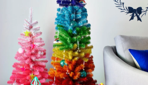 Rainbow Christmas tree