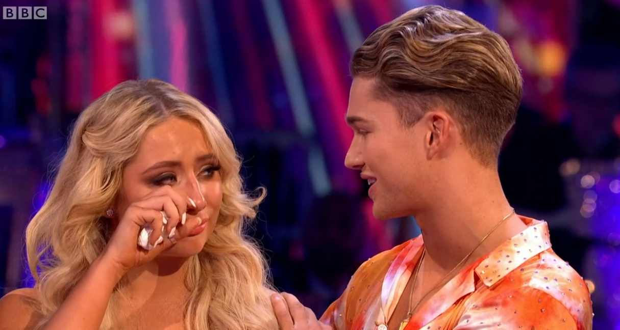Saffron Barker on Strictly Come Dancing