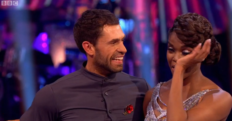 Kelvin Fletcher and Oti Mabuse on Strictly