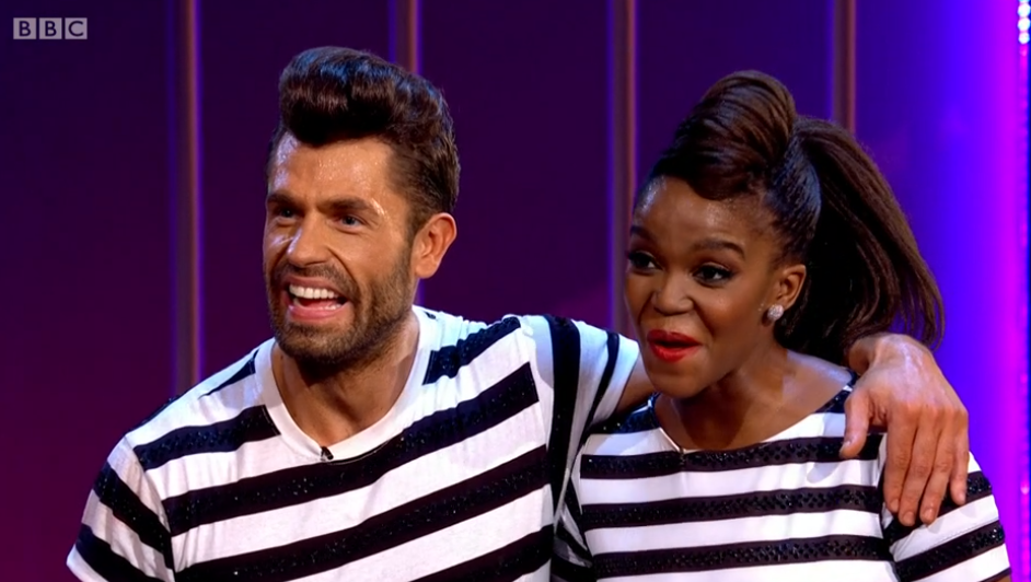 Kelvin Fletcher and Oti Mabuse