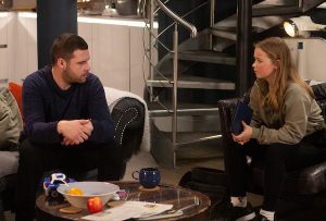 Aaron left the village in January after hitting rock bottom (Credit: ITV)