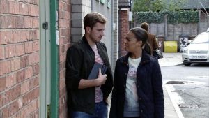 Tyrone Dobbs in Coronation Street is played by Alan Halsall, who's happily loved up with Tisha Merry