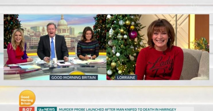 Piers Morgan and Lorraine Kelly