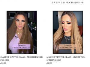 Katie Price make-up