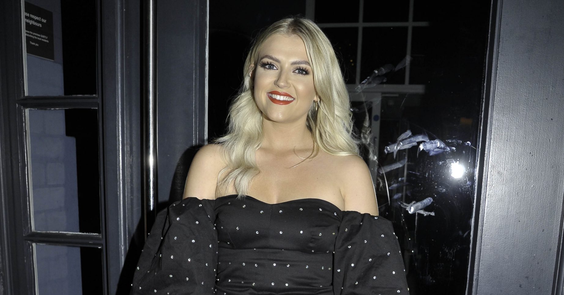 Celebs arrive at Kym Marsh leaving party in Manchester. Pictured: Lucy Fallon Ref: SPL5125875 011119 NON-EXCLUSIVE Picture by: SplashNews.com Splash News and Pictures Los Angeles: 310-821-2666 New York: 212-619-2666 London: +44 (0)20 7644 7656 Berlin: +49 175 3764 166 photodesk@splashnews.com World Rights