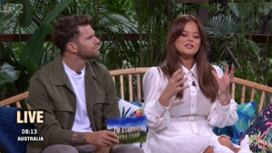 Joel Dommett and Emily Atack
