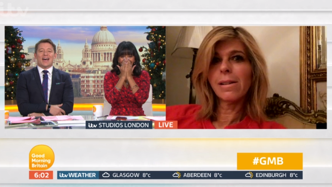 Kate Garraway on GMB