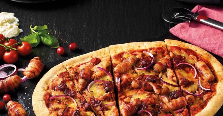 Lidl pigs in blankets pizza