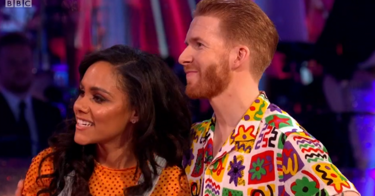 Alex Scott and Neil Jones on Strictly