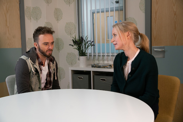 David won't believe the news (Credit: ITV)