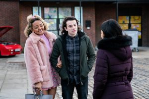 Seb introduces Emma and Alina Coronation Street