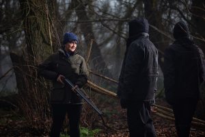 Don't mess with Moira, especially when she has a gun! (Credit: ITV)