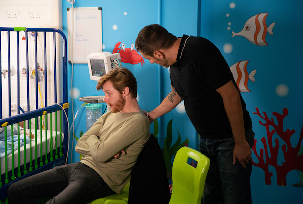 Daniel and Peter in Coronation Street 