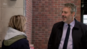 Abi has been spending time with sleazy Ray Coronation Street