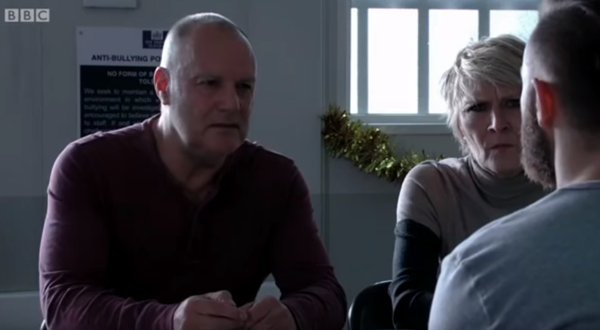 Shirley Carter, Buster Briggs, Dean Wicks EastEnders