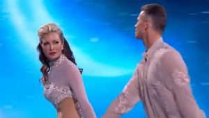 Caprice and Hamish on Dancing On Ice