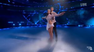 Caprice and Hamish on Dancing On Ice