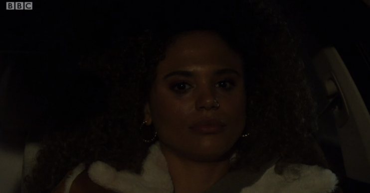 EastEnders Chantelle blames herself Credit: BBC