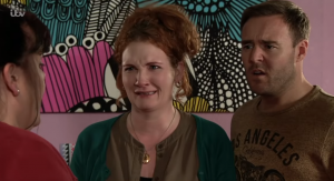 Coronation Street's Alan Halsall pays tribute to Tisha Merry as they celebrate a year together
