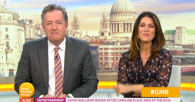 Piers Morgan and Susanna Reid