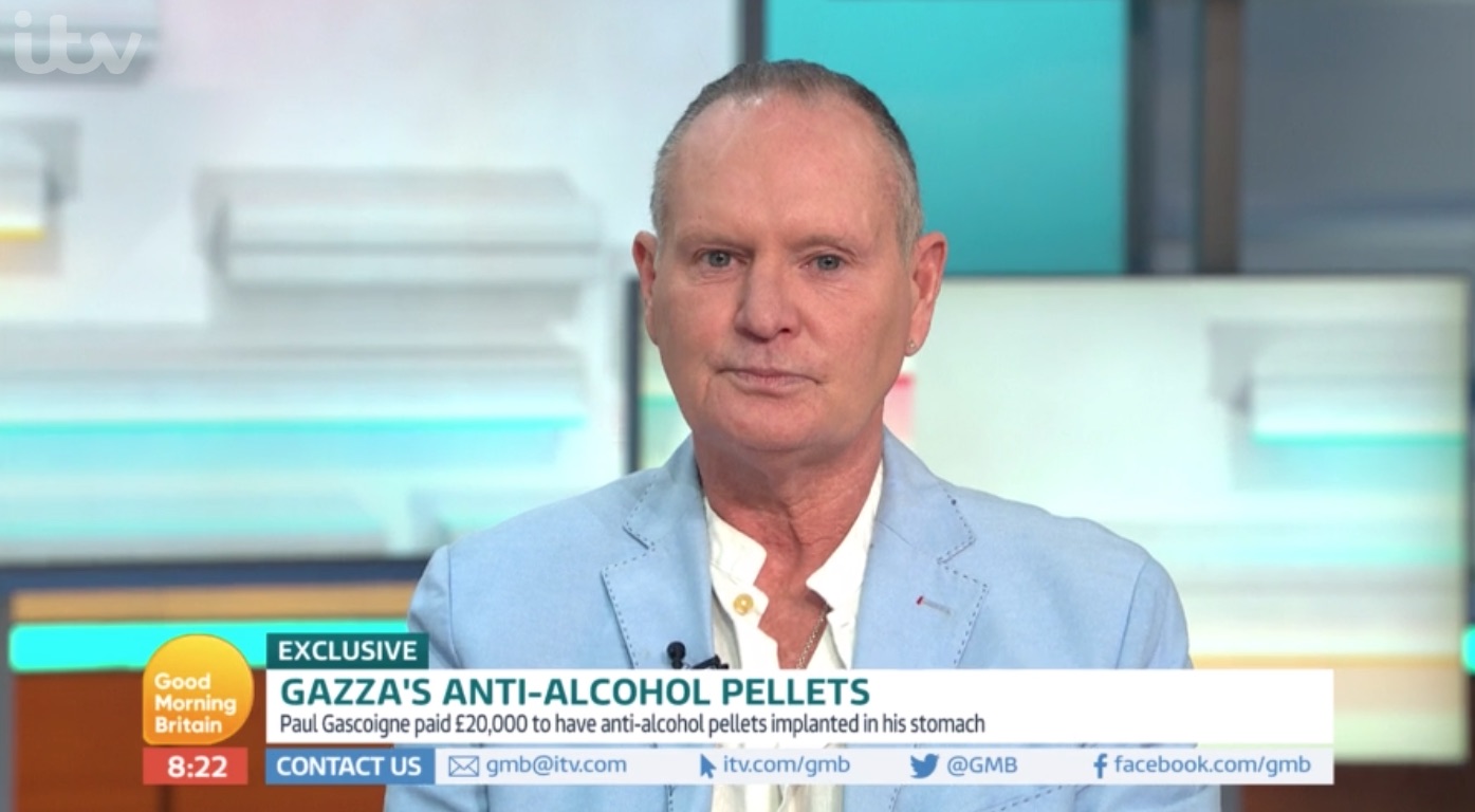 Paul Gascoigne is drinking again