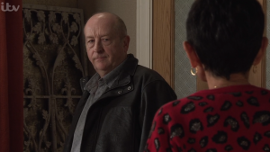 Coronation Street fans furious as Geoff tries to manipulate Sally 
