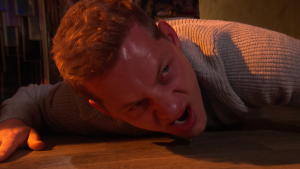 John Paul rushes to the Pig Farm Hollyoaks 