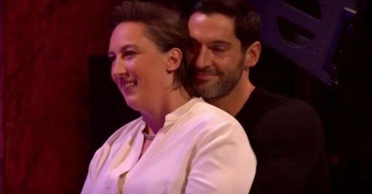 Miranda Hart and Tom Ellis