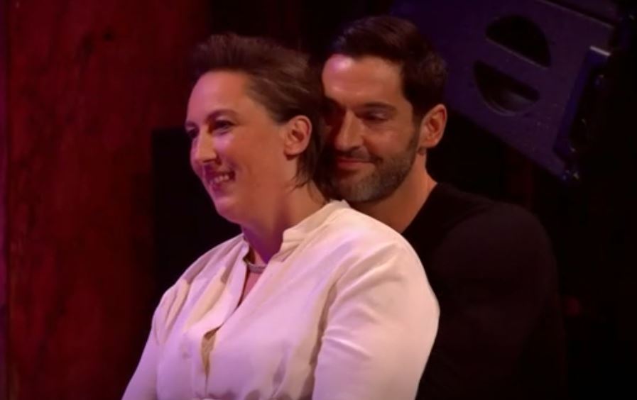 Miranda Hart and Tom Ellis
