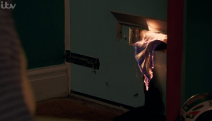 Someone set fire to No.5 Coronation Street