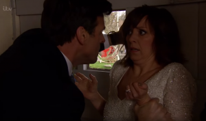 Pierce raped Rhona on their wedding day Emmerdale