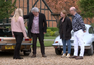 Rosie and Bob went head to head Holby City Celebrity Antique Road Trip