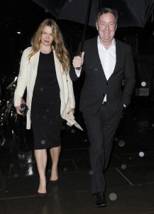Celebrities seen arriving at the Range Rover Velar Global Reveal at The Design Museum in London, UK. WORLDWIDE RIGHTS Pictured: Celia Walden,Piers Morgan Ref: SPL4173369 020317 NON-EXCLUSIVE Picture by: MBPICS / FameFlynet.uk.com / SplashNews.com Splash News and Pictures Los Angeles: 310-821-2666 New York: 212-619-2666 London: +44 (0)20 7644 7656 Berlin: +49 175 3764 166 photodesk@splashnews.com World Rights
