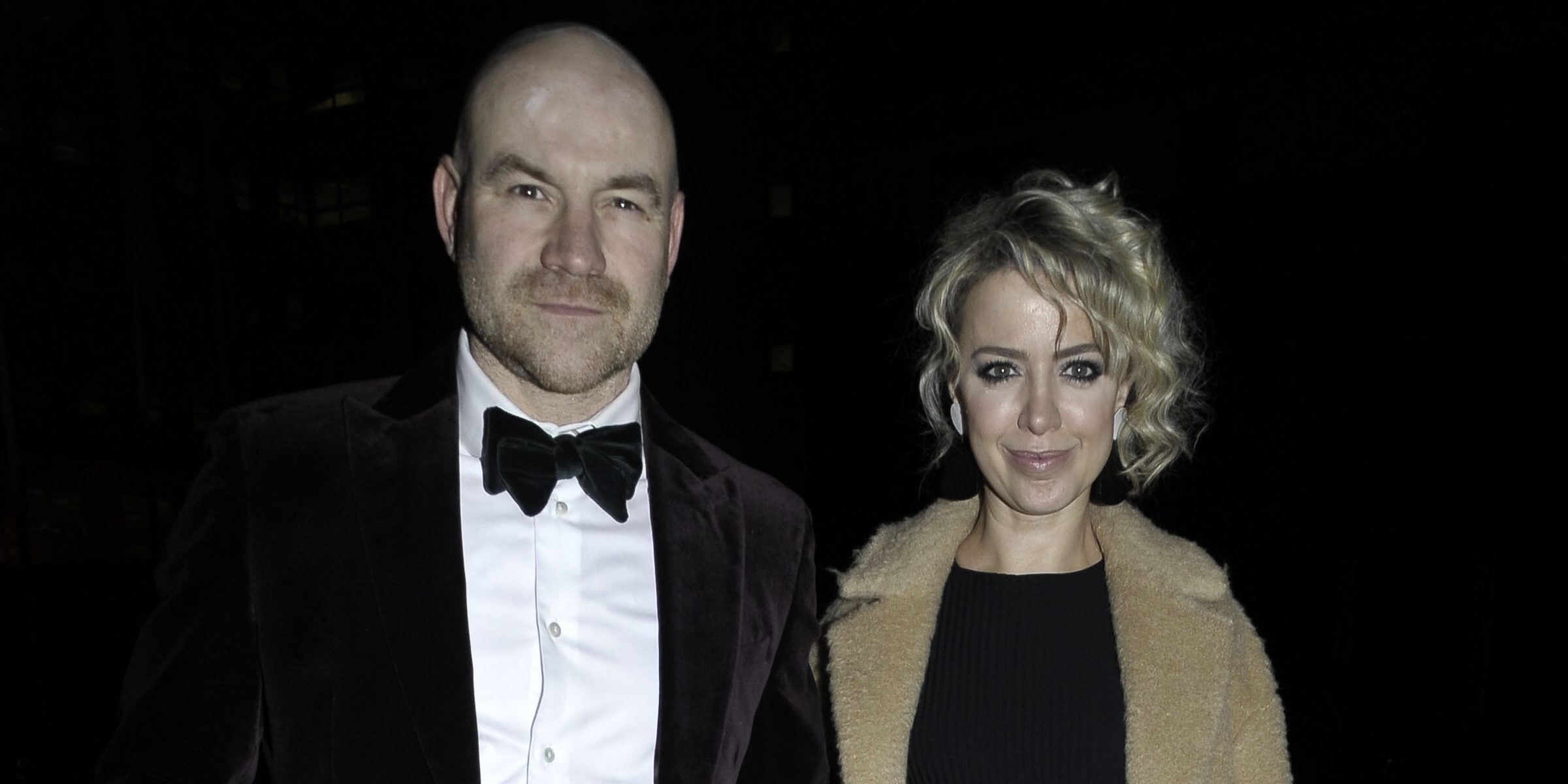 Celebs arrive at The Mirror ball at Lowry Hotel in Manchester. Pictured: Joe Duttine,Sally Carman Ref: SPL5068954 010319 NON-EXCLUSIVE Picture by: Aaron Parfitt / SplashNews.com Splash News and Pictures Los Angeles: 310-821-2666 New York: 212-619-2666 London: +44 (0)20 7644 7656 Berlin: +49 175 3764 166 photodesk@splashnews.com World Rights
