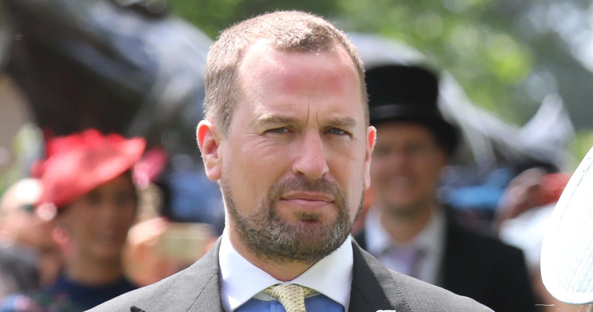 The Queen's grandson Peter Phillips was the subject of the mockery (Credit: SplashNews.com)