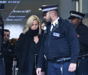 Caroline Flack at court