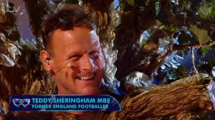 Teddy was unmasked (Credit: ITV)