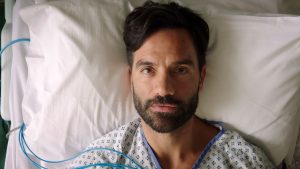 Kian collapses Holby City