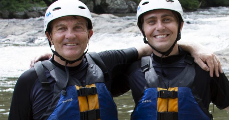 Bradley Walsh and Barney Walsh
