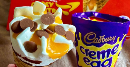 Creme Egg ice-creams