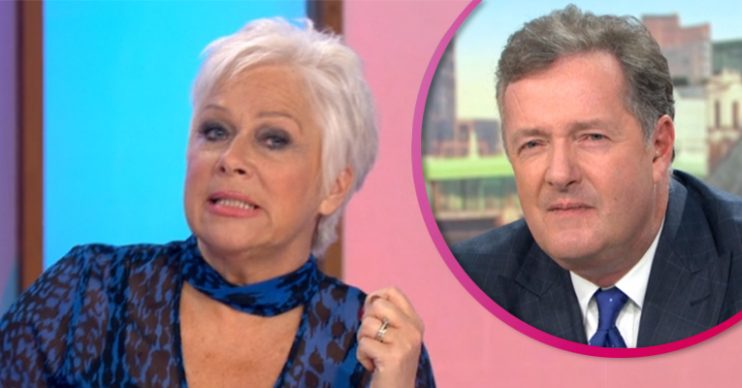 Denise Welch and Piers Morgan on GMB