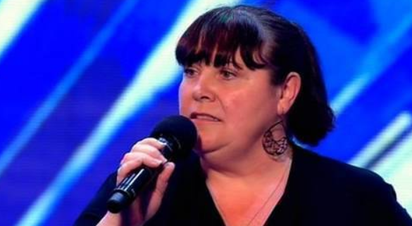 Mary Bryne on The X Factor in 2010