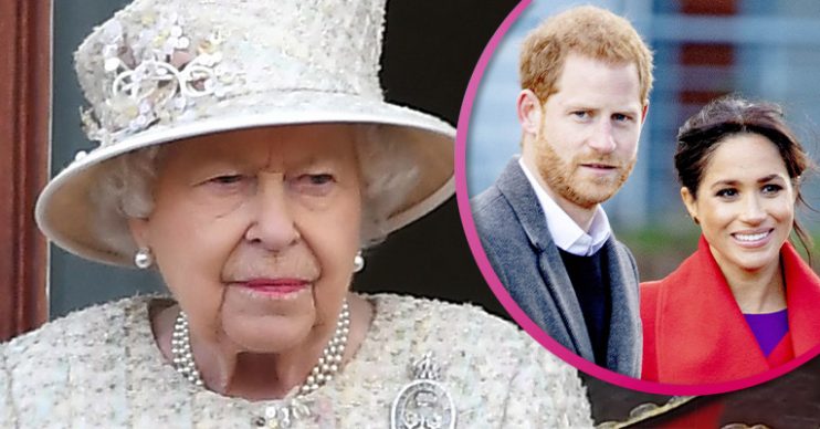 The Queen and Meghan/Harry