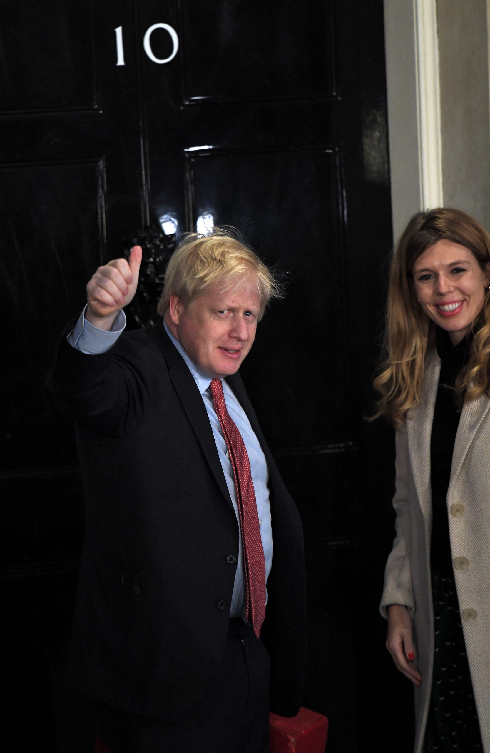 Boris Johnson and Carrie Symonds have seemingly both had coronavirus (Credit: Splash)