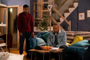 James finally plucked up the courage to tell dad Ed he’s gay (Credit: ITV)