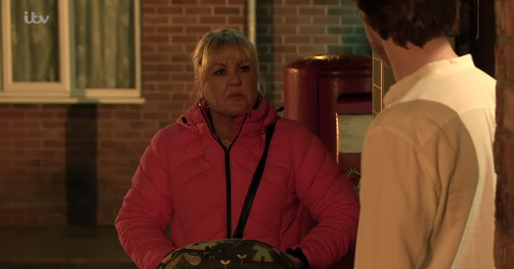 Coronation Street Bethany Daniel kiss Beth catches them Credit: ITV
