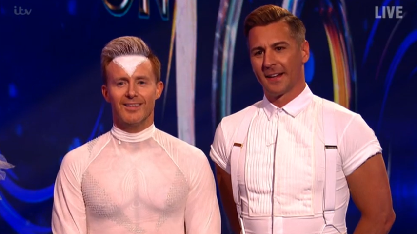 H and Matt's performance got mixed reviews (Credit: ITV)