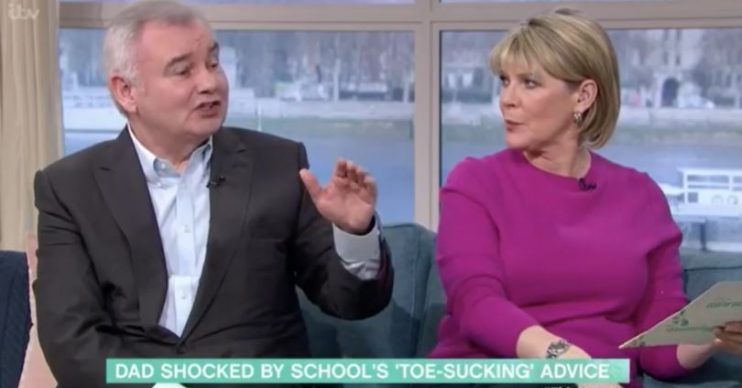 Eamonn Holmes and Ruth Langsford on This Morning