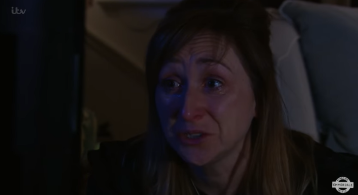 Emmerdale Laurel upset Credit: ITV/YouTube