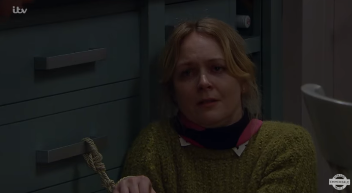 Emmerdale Vanessa hostage Credit ITV